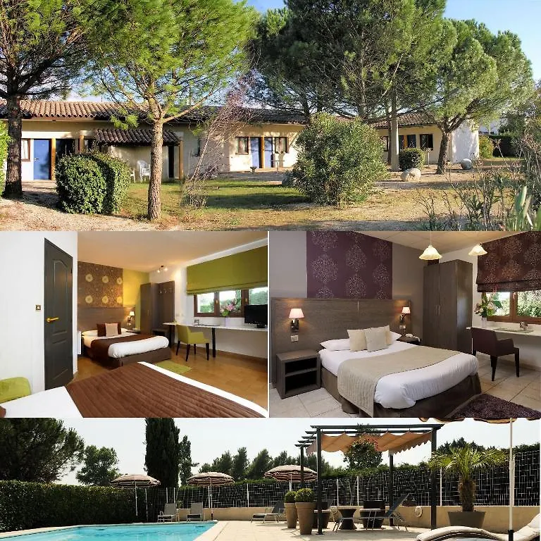 Logis Hotel Le Mistral - Restaurant - Montelimar Sud Châteauneuf-du-Rhône Francja